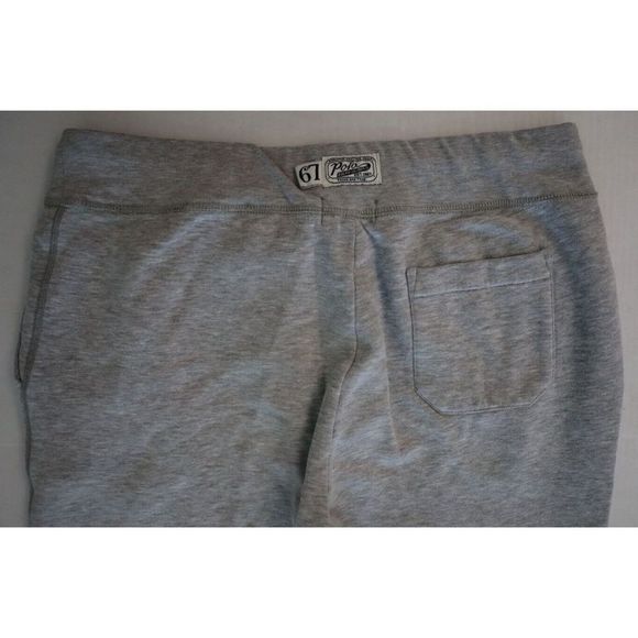 Polo Ralph Lauren Men Sz L Andover Gray Heather Fleece Logo Jogger Pants $110 - Picture 5 of 10